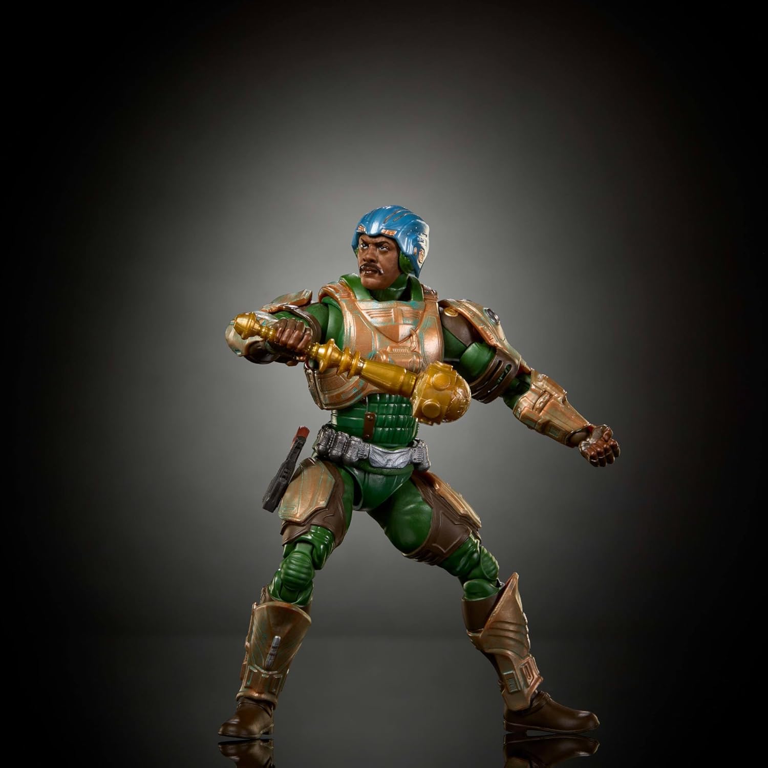Masters of the Universe Chronicles - Man-at-Arms, action figure Guardia Reale Duncan del film del 2026 in scala 1:12, ispirato a Idris Elba e con design accurato, 6+ anni, JKJ25