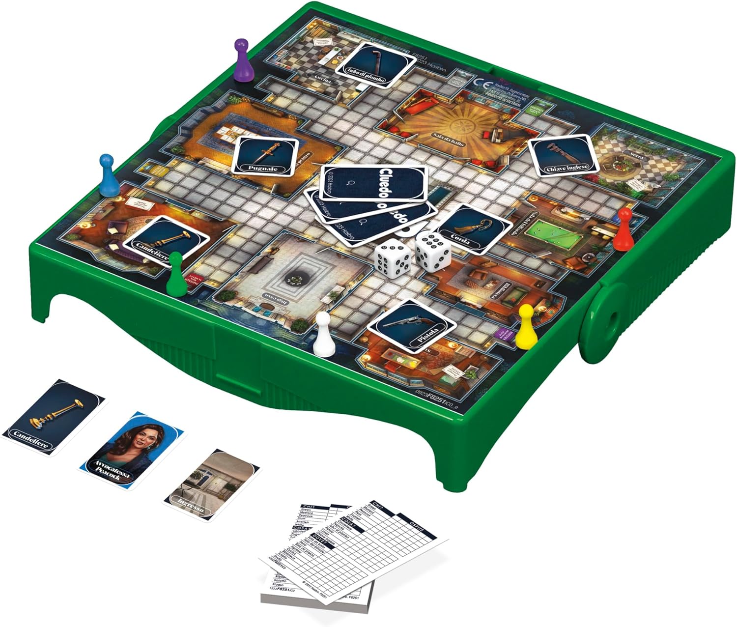 Hasbro Gaming Cluedo I Play Everywhere Portable Game Travel Board Games for Kids and Girls Age 8+ Mystery Toy and Riddles for 3-6 Players