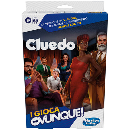 Hasbro Gaming Cluedo I Play Everywhere Portable Game Travel Board Games for Kids and Girls Age 8+ Mystery Toy and Riddles for 3-6 Players