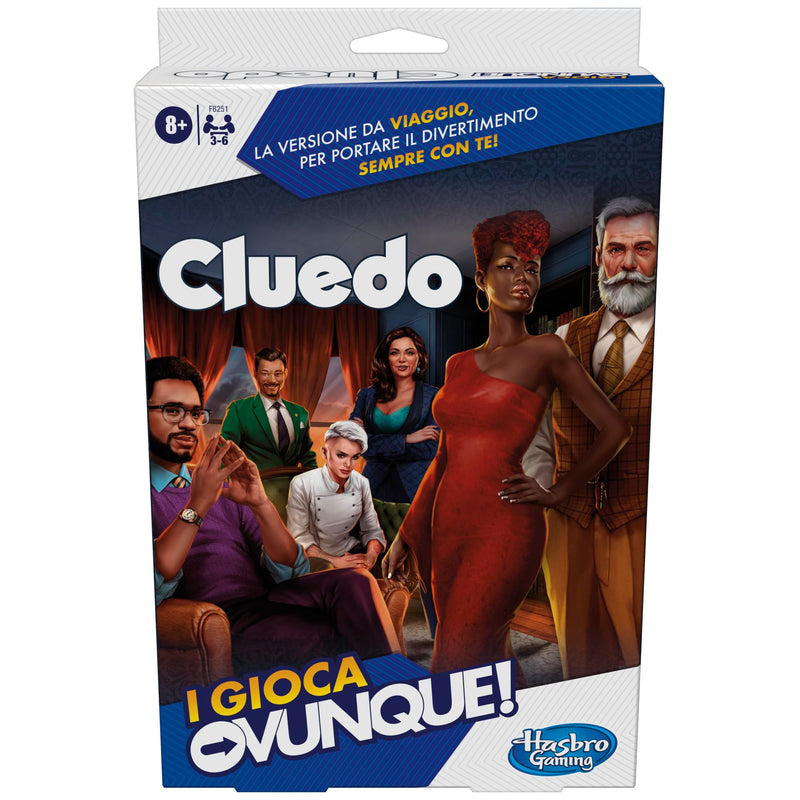 Hasbro Gaming Cluedo I Play Everywhere Portable Game Travel Board Games for Kids and Girls Age 8+ Mystery Toy and Riddles for 3-6 Players