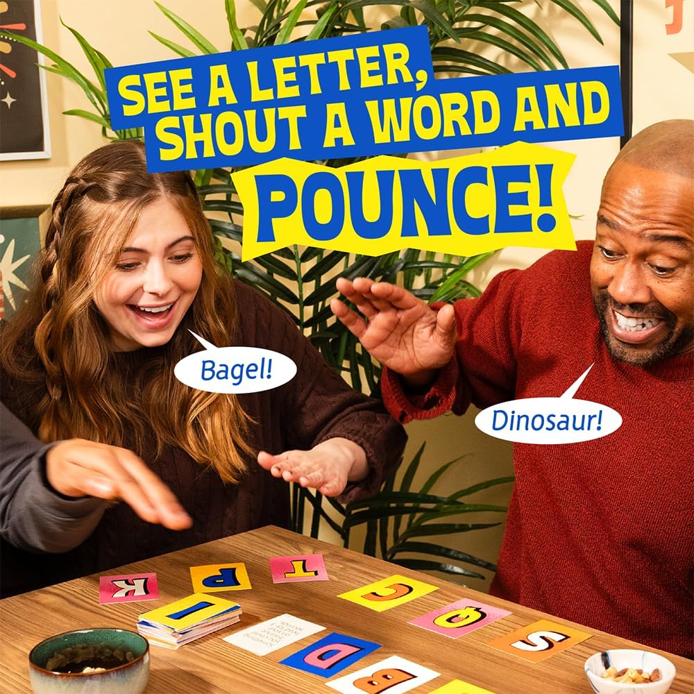 Big Potato Pounce: The Purrrfect Letter Grabbing Card Game | Best New Game 2026 | Perfect for Game Nights, Kids, Teens and Adults | Players 2-6, Age 8+