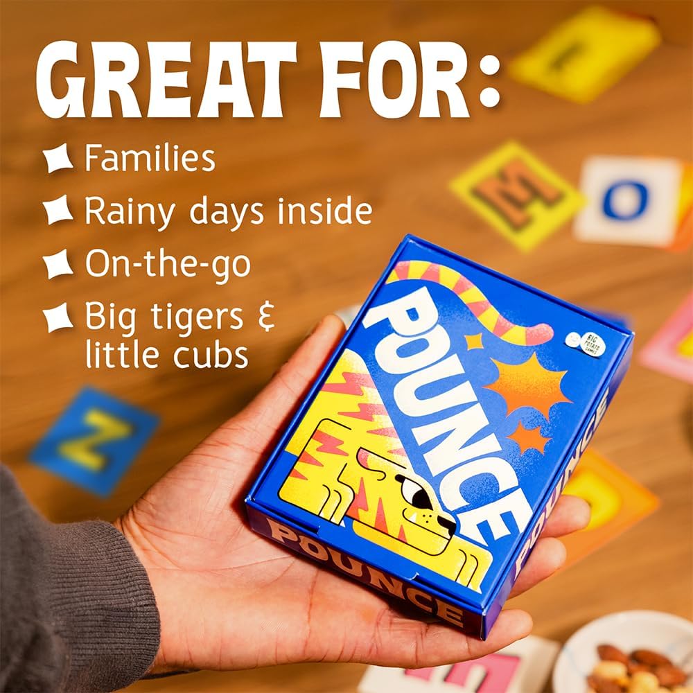 Big Potato Pounce: The Purrrfect Letter Grabbing Card Game | Best New Game 2026 | Perfect for Game Nights, Kids, Teens and Adults | Players 2-6, Age 8+