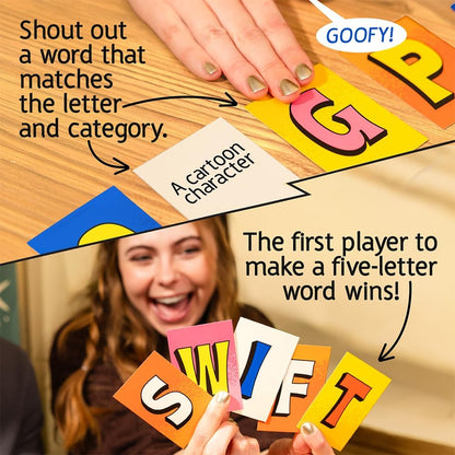 Big Potato Pounce: The Purrrfect Letter Grabbing Card Game | Best New Game 2026 | Perfect for Game Nights, Kids, Teens and Adults | Players 2-6, Age 8+