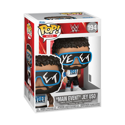 Funko POP! WWE: Jey Uso - Collectable Vinyl Figure - Gift Idea - Official Merchandise - Toys For Kids & Adults - Model Figure for Collectors and Display
