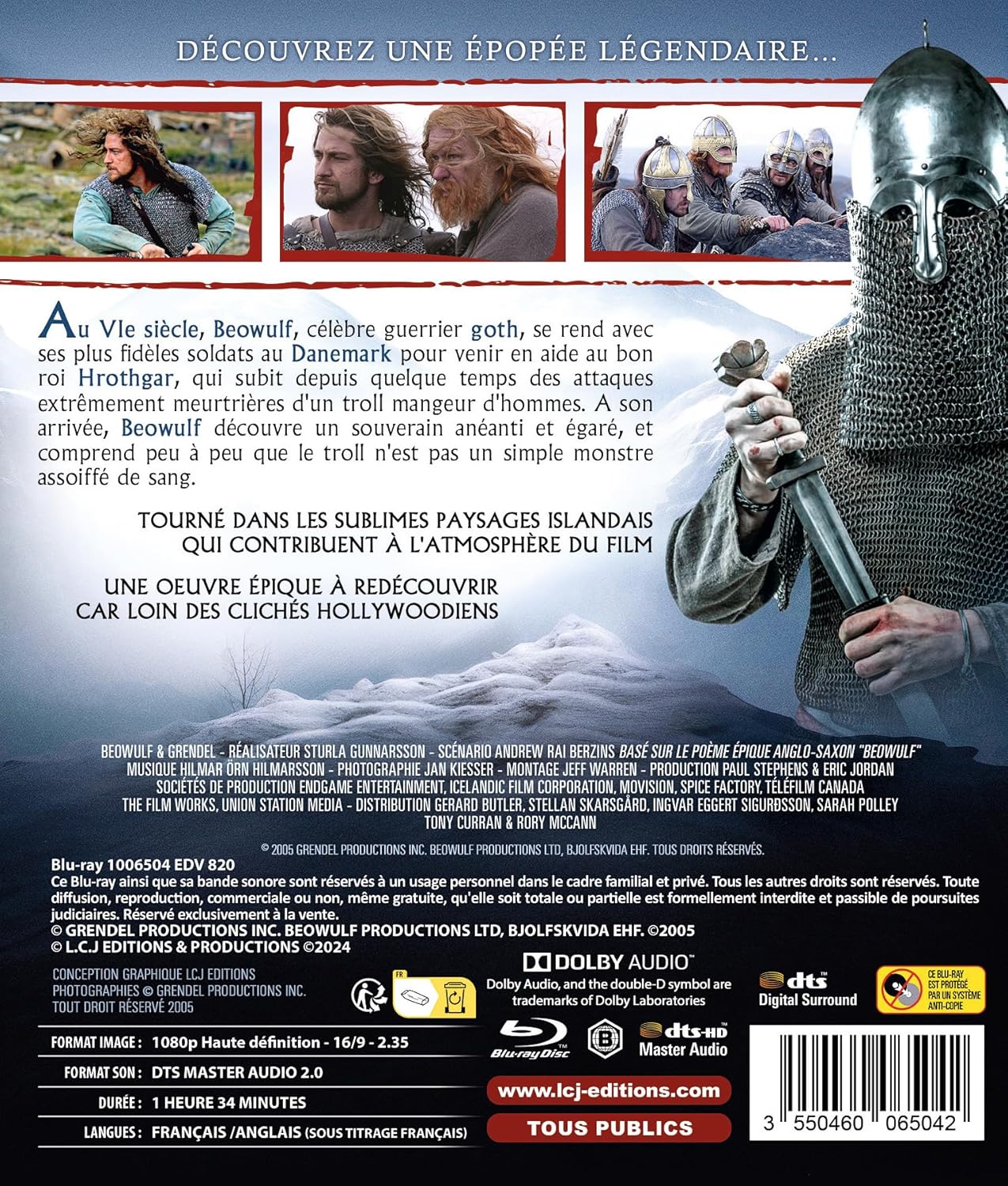 Beowulf La Legende Vicking/Blu-Ray