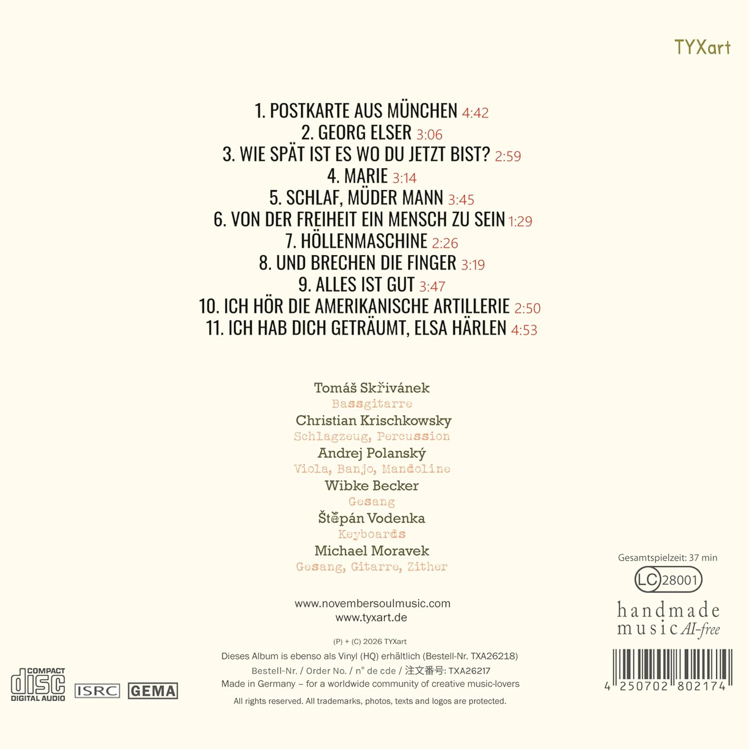 Georg/Lieder Fuer Georg Elser