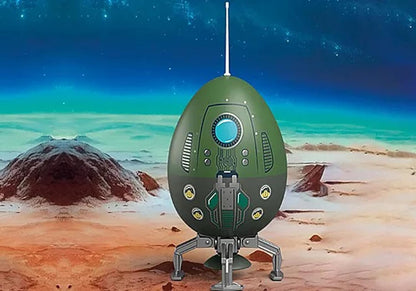 Playmobil 72103 Play Egg: Outer Space – Surprise Egg with Astronaut, Alien, Crystals & Space Accessories, Buildable Mini Scene, Reusable Egg Case, For Boys and Girls Ages 4+