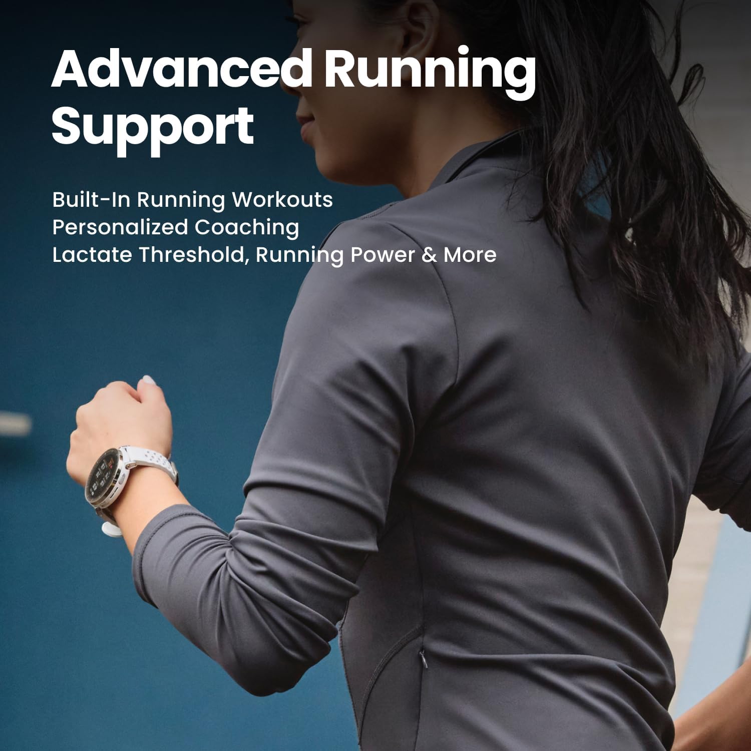 Amazfit Active 3 Premium GPS Running Smart Watch 45mm, 1.32" AMOLED Sapphire Display, 12-Day Battery, 4GB, NFC, Offline Maps, 170+ Workouts, 5 ATM, Heart Rate & Fitness Tracker for Android & iPhone