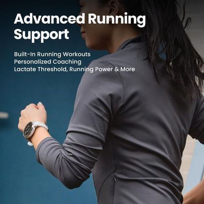 Amazfit Active 3 Premium GPS Running Smart Watch 45mm, 1.32" AMOLED Sapphire Display, 12-Day Battery, 4GB, NFC, Offline Maps, 170+ Workouts, 5 ATM, Heart Rate & Fitness Tracker for Android & iPhone