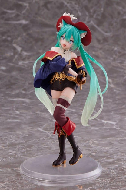 Hatsune Miku PVC Statue Hatsune Miku Wonderland Puss in Boots 18 cm