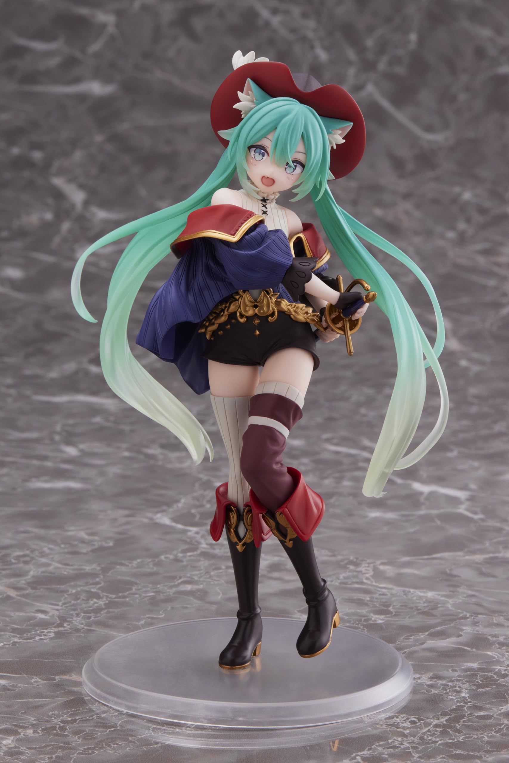 Hatsune Miku PVC Statue Hatsune Miku Wonderland Puss in Boots 18 cm