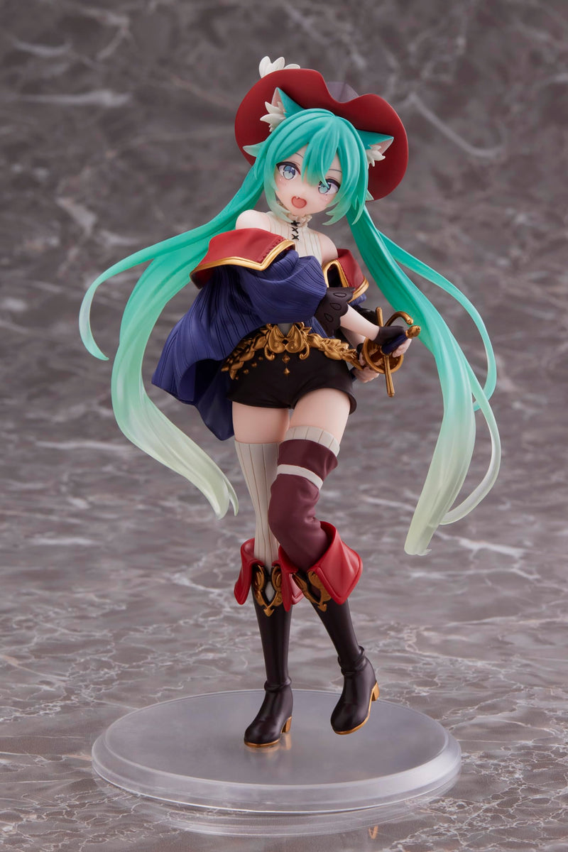 Hatsune Miku PVC Statue Hatsune Miku Wonderland Puss in Boots 18 cm