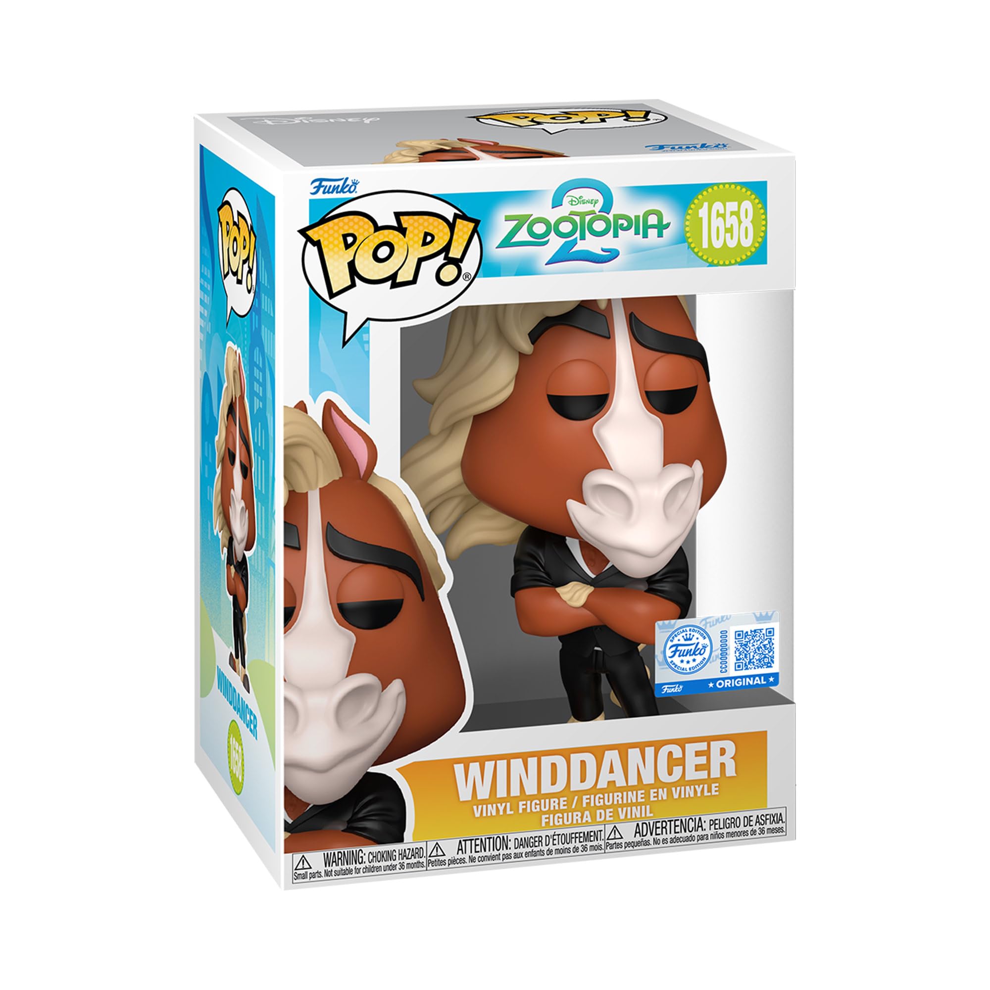 Funko POP! Disney: Zootopia 2 - Winddancer - Figura in vinile da collezione - Idea regalo - Prodotto ufficiale - Giocattoli per bambini e adulti - Modello di figura per collezionisti ed esposizione