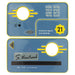 FaNaTtik Fallout: New Vegas Vault 21 Security Metal Keycard Replica – Officially Licensed & Limited Edition Collectible (Individually Numbered, 110 x 62mm