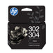 HP 302/304 Black Original Ink Cartridge (B7RT7AE) - Works DeskJet 1110, 2130, 3630, 2600 & 3700 series, OfficeJet 3830, 4650 series, ENVY 4520 series, 5020, 5030, 5032