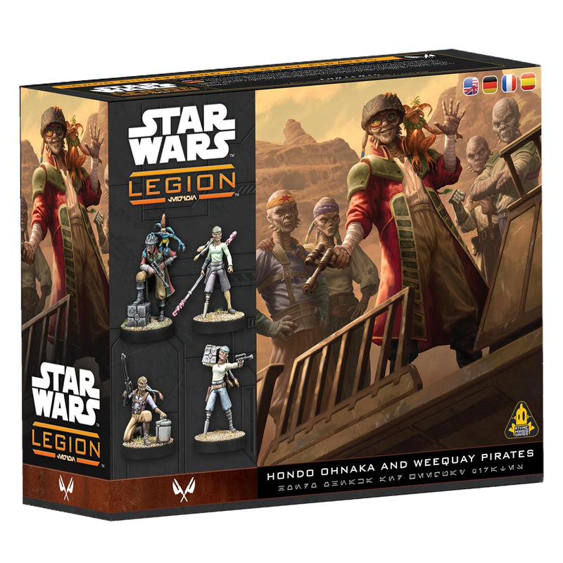Asmodee | Star Wars: Legion – Hondo Ohnaka & Weequay Pirates | Miniatures Game | Ages 14+ | 2 Players | 90 Minutes Playing Time