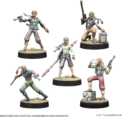 Asmodee | Star Wars: Legion – Hondo Ohnaka & Weequay Pirates | Miniatures Game | Ages 14+ | 2 Players | 90 Minutes Playing Time