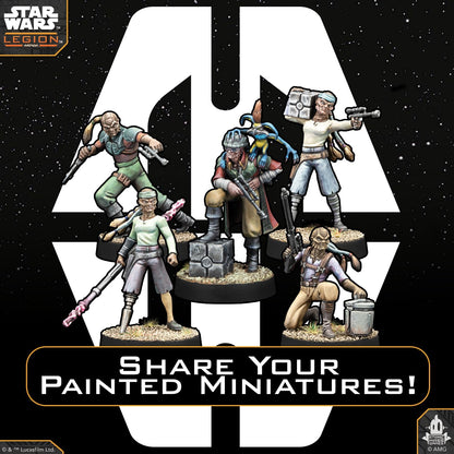Asmodee | Star Wars: Legion – Hondo Ohnaka & Weequay Pirates | Miniatures Game | Ages 14+ | 2 Players | 90 Minutes Playing Time