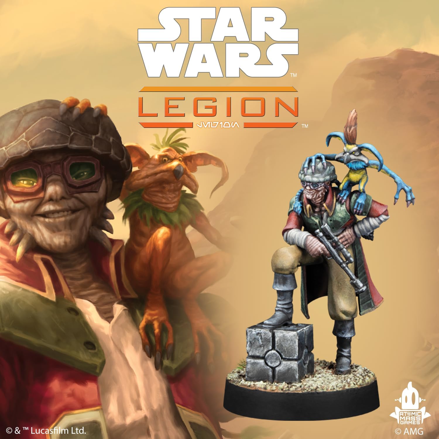 Asmodee | Star Wars: Legion – Hondo Ohnaka & Weequay Pirates | Miniatures Game | Ages 14+ | 2 Players | 90 Minutes Playing Time
