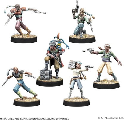 Asmodee | Star Wars: Legion – Hondo Ohnaka & Weequay Pirates | Miniatures Game | Ages 14+ | 2 Players | 90 Minutes Playing Time