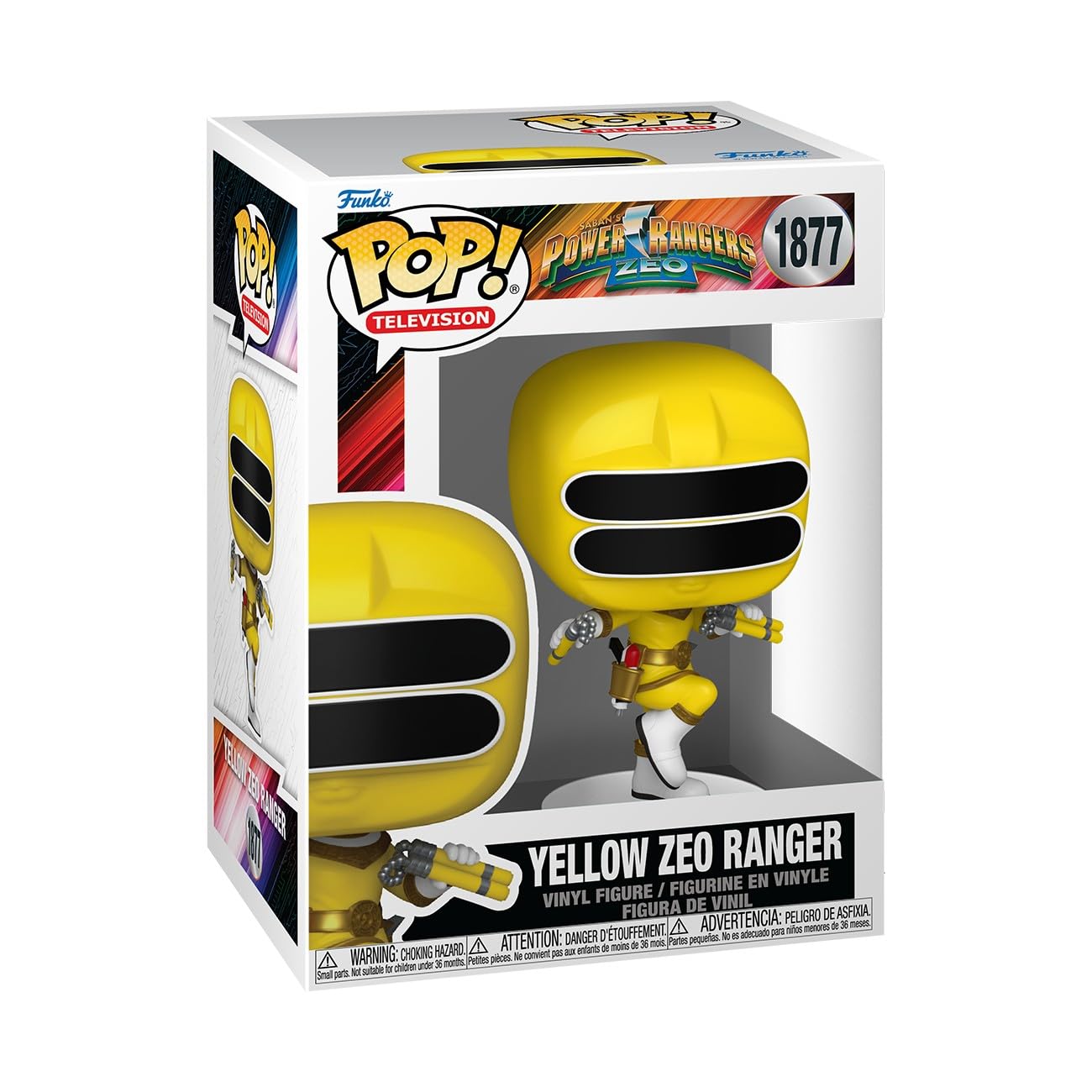 Funko POP! Television: Power Rangers Zeo - Zeo Ranger Yellow - Sammelbare Vinylfigur - Geschenkidee - Offizielles Merchandise - Spielzeug für Kinder & Erwachsene - Modellfigur für Sammler