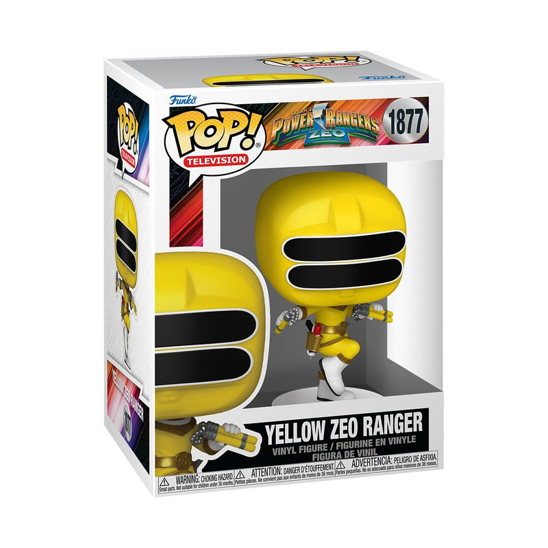 Funko POP! Television: Power Rangers Zeo - Zeo Ranger Yellow - Sammelbare Vinylfigur - Geschenkidee - Offizielles Merchandise - Spielzeug für Kinder & Erwachsene - Modellfigur für Sammler