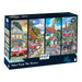 The House of Puzzles Tales From The Tavern Jigsaw Set - 4 x 500 Piece Jigsaws For Adults, Multi Puzzle Pack, Artist Illustrated, Deluxe Puzzle Gifts, Sustainably Made