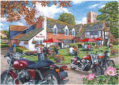 The House of Puzzles Tales From The Tavern Jigsaw Set - 4 x 500 Piece Jigsaws For Adults, Multi Puzzle Pack, Artist Illustrated, Deluxe Puzzle Gifts, Sustainably Made
