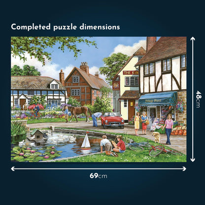 The House of Puzzles | The Kelpies 1000 Piece Jigsaw Puzzle | Animals & Wildlife Theme | Adult Jigsaw | Keith Stapleton | FSC Certified