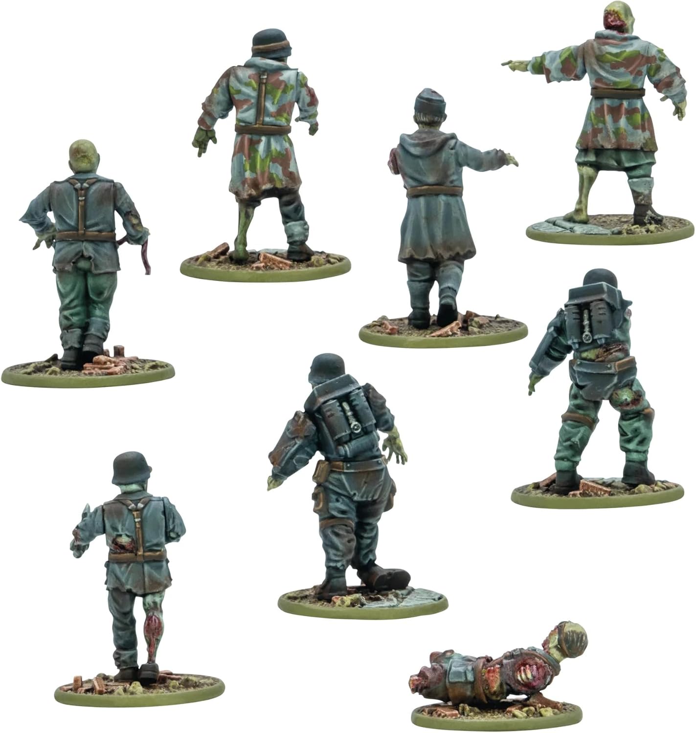 Warlord Games Totenkorps Horde - Axis Plastic Miniatures for Konflikt 47 Highly Detailed 28mm Scale Miniatures