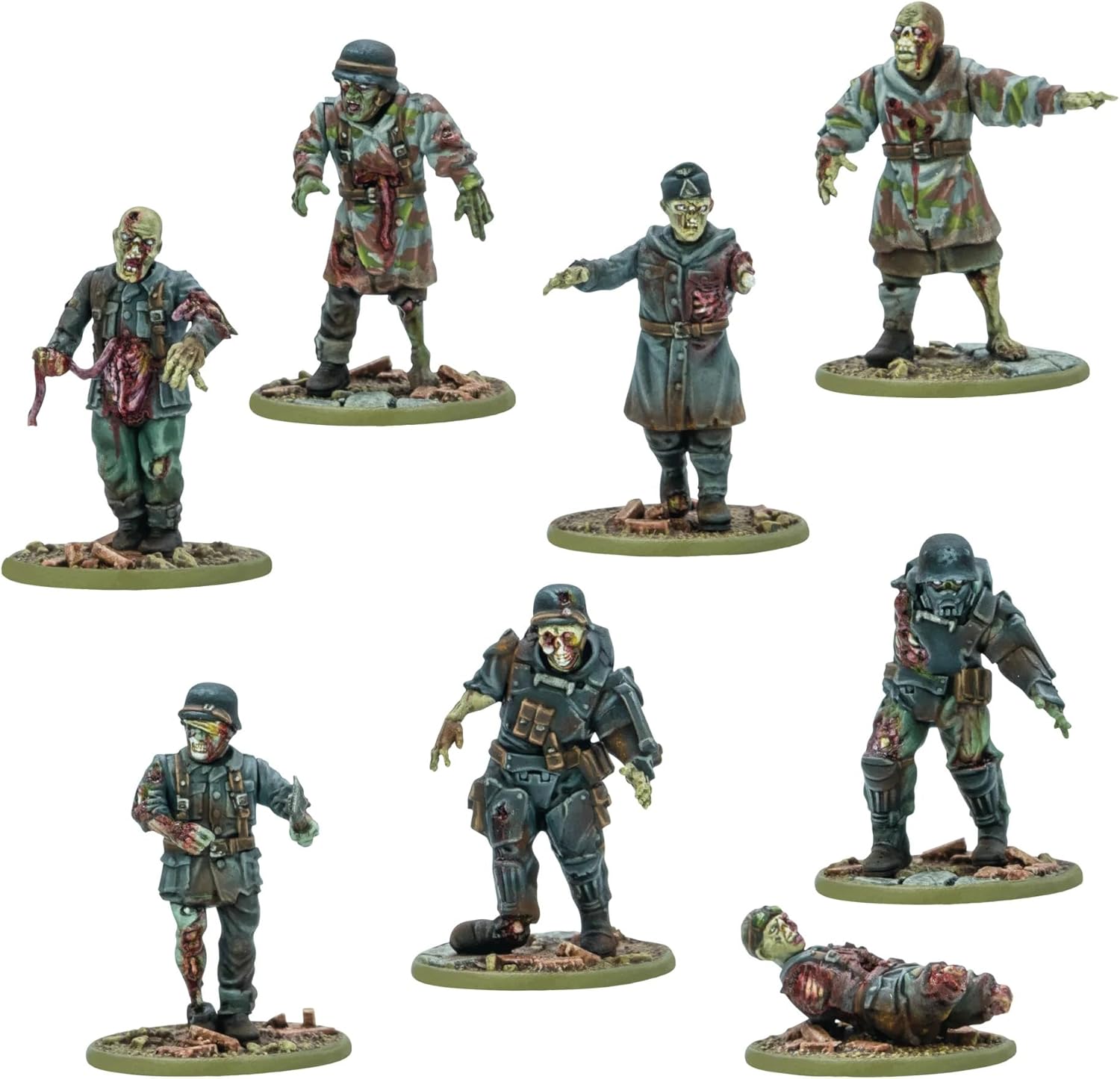Warlord Games Totenkorps Horde - Axis Plastic Miniatures for Konflikt 47 Highly Detailed 28mm Scale Miniatures