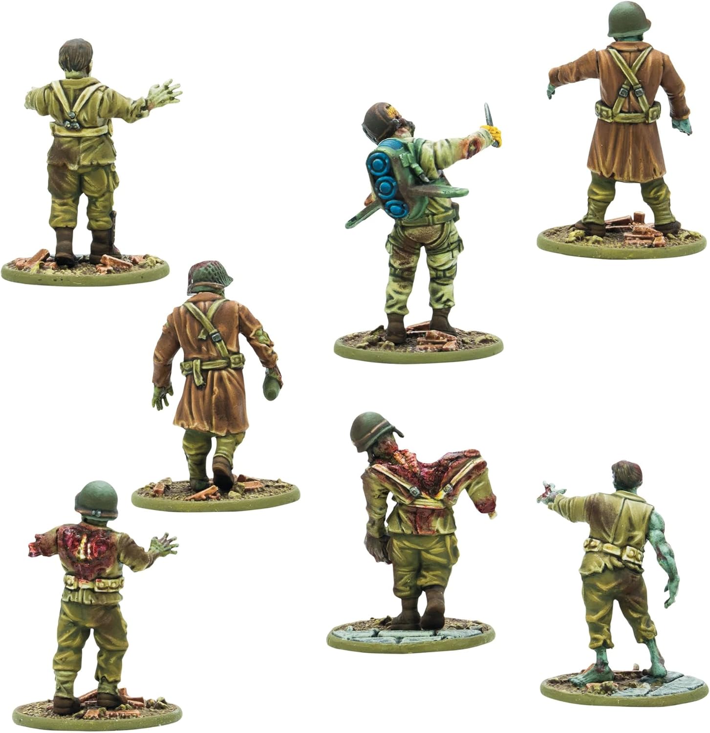Warlord Games Totenkorps Horde - Axis Plastic Miniatures for Konflikt 47 Highly Detailed 28mm Scale Miniatures