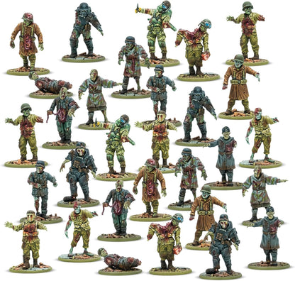 Warlord Games Totenkorps Horde - Axis Plastic Miniatures for Konflikt 47 Highly Detailed 28mm Scale Miniatures