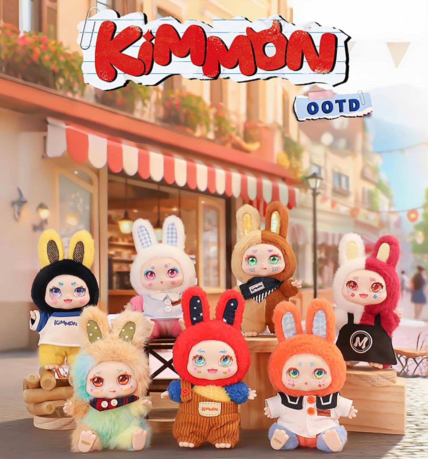Kimmon OOTD Fashion Trends, Mystery Collectable Anime Plush Doll