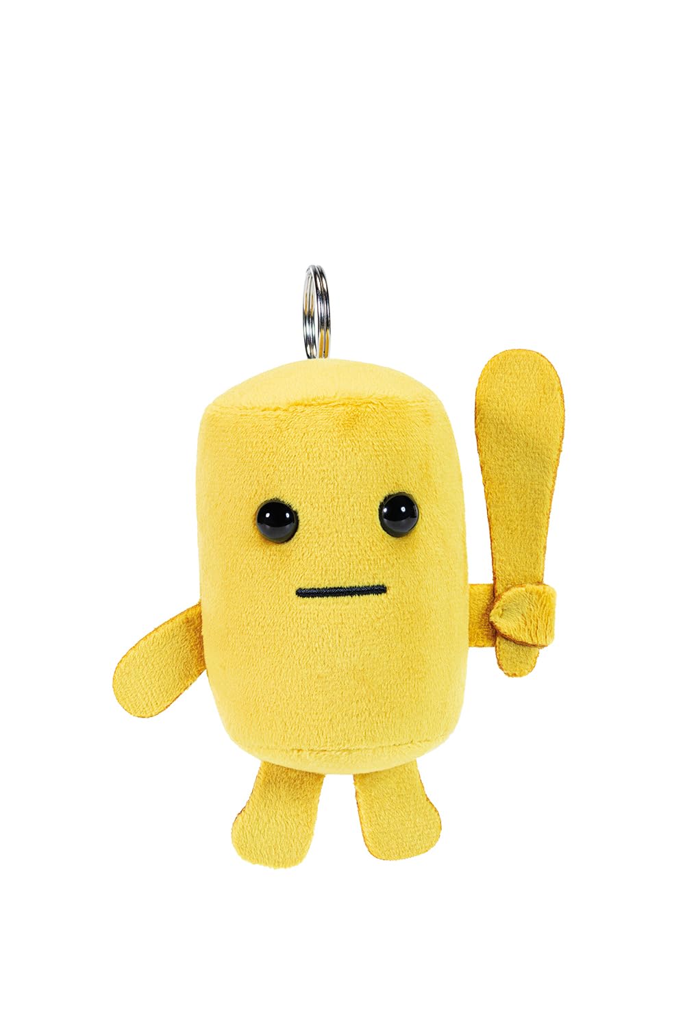 Trudi Tung Keyring | Funny Plush Toy, Gift for Adults and Children | H 10 cm Size XXS | Italian Brain Red | Model 67815