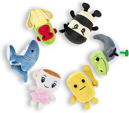 Trudi Tung Keyring | Funny Plush Toy, Gift for Adults and Children | H 10 cm Size XXS | Italian Brain Red | Model 67815