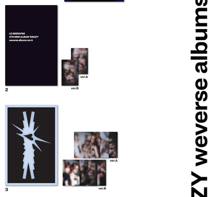 Le sserafim - 4th mini album [crazy] (weverse albums ver.) (Digital Only: DC)