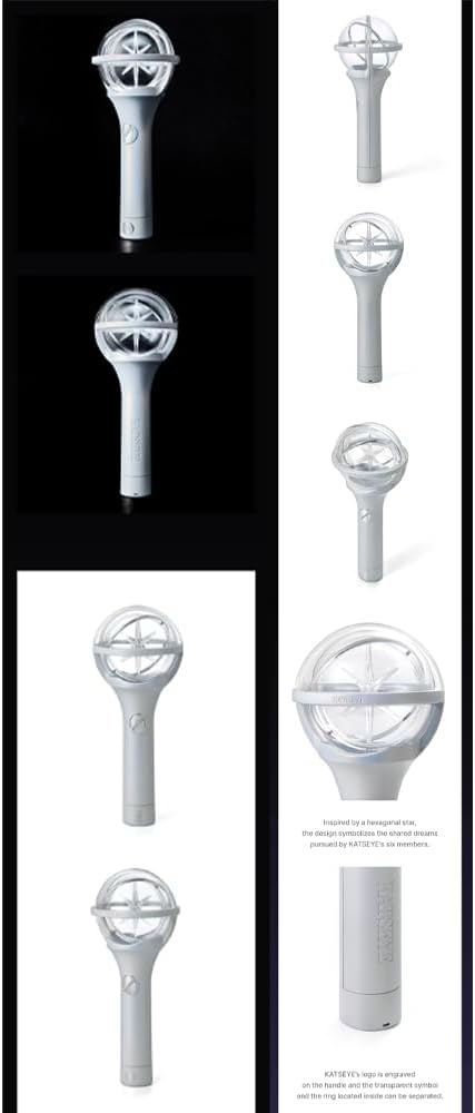 KPOP HEAVEN Katseye Official Lightstick 6 Official Photocards 3 Extra Photocards Set