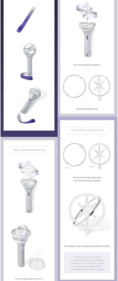 KPOP HEAVEN Katseye Official Lightstick 6 Official Photocards 3 Extra Photocards Set