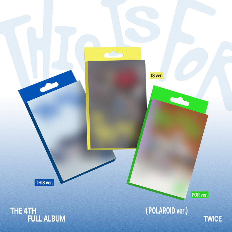 【ランダム】TWICE THIS IS FOR (POLAROID ver.