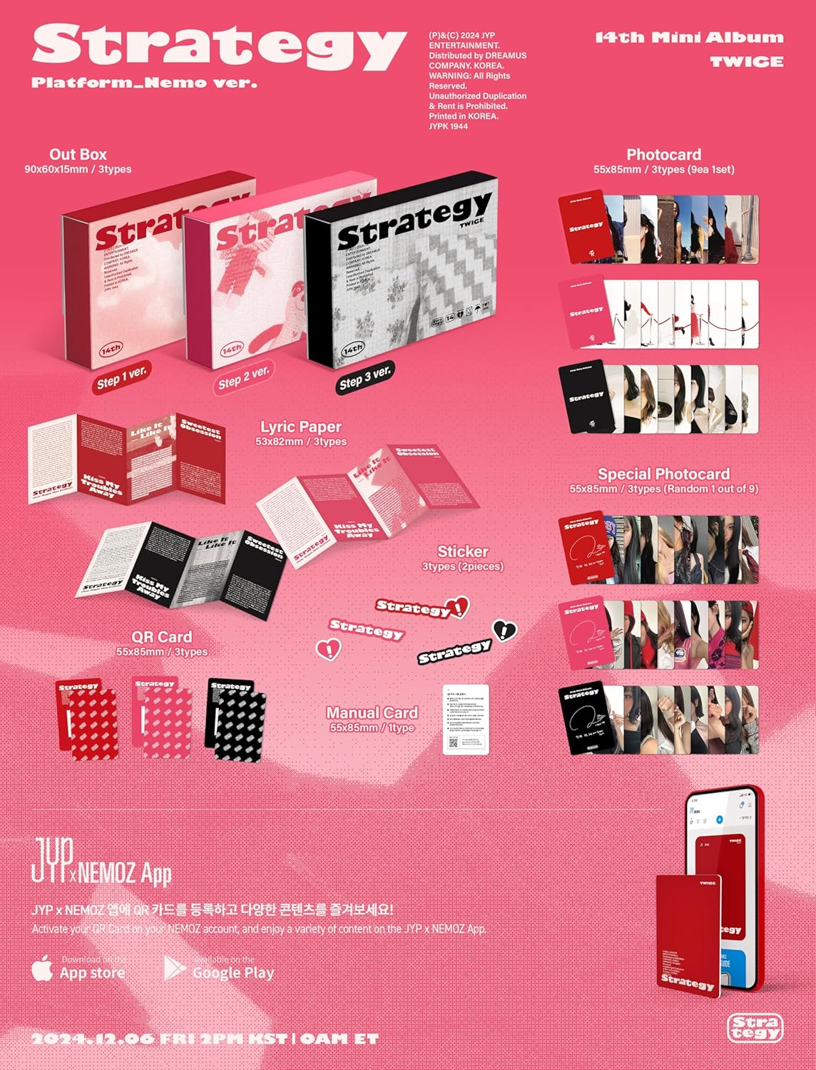 Twice - 14th mini album [strategy] (platform_nemo ver) (Digital Only: DC)