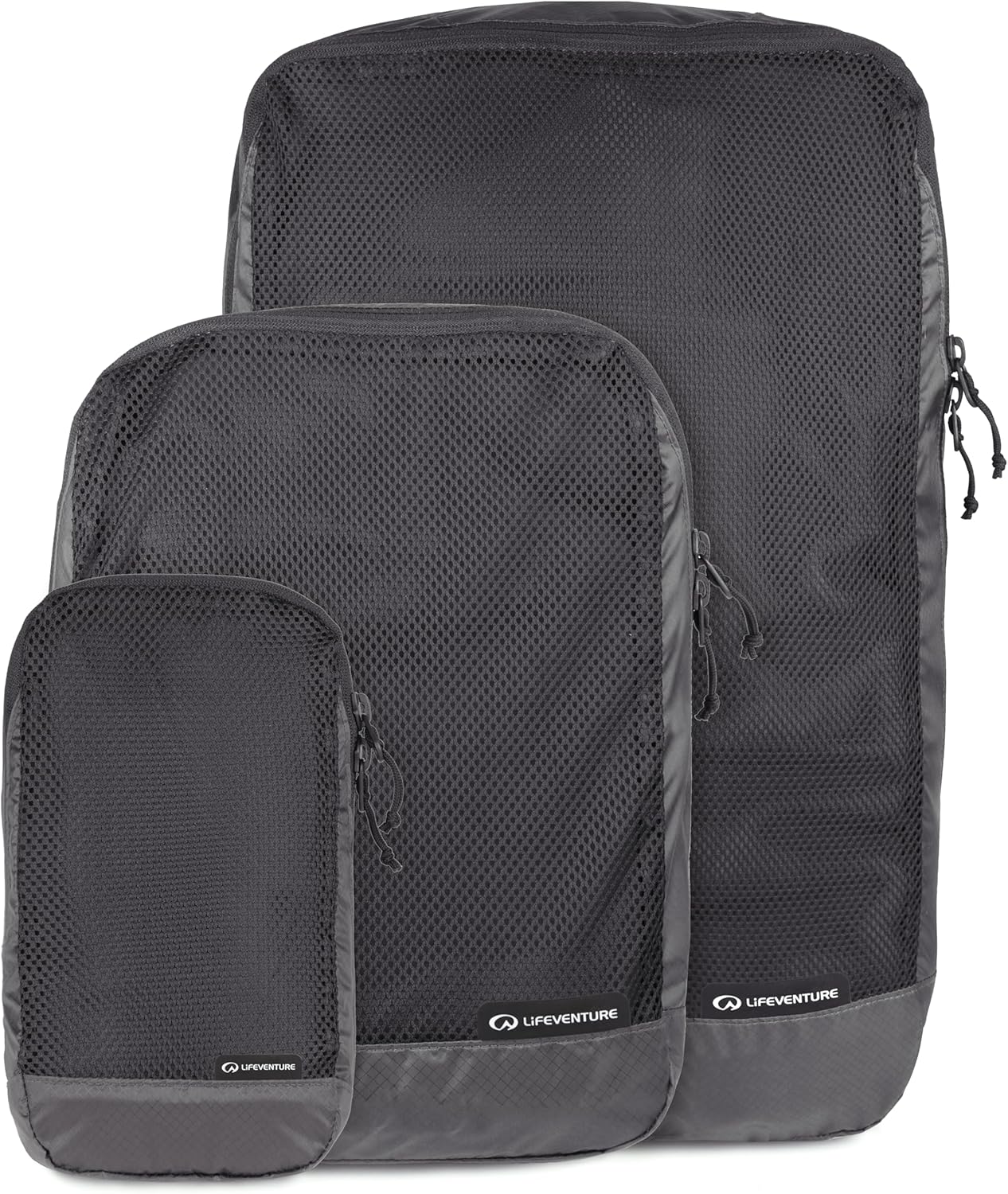 Lifeventure Ultralight Packing Cube (Set of 3) - Ideal for Travel Storage