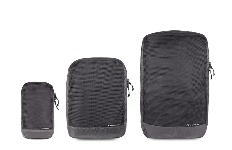 Lifeventure Ultralight Packing Cube (Set of 3) - Ideal for Travel Storage