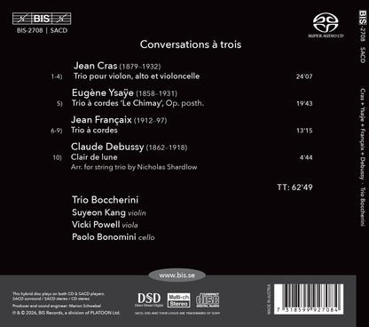 Cras, Ysaÿe & Françaix: Conversations À Trois