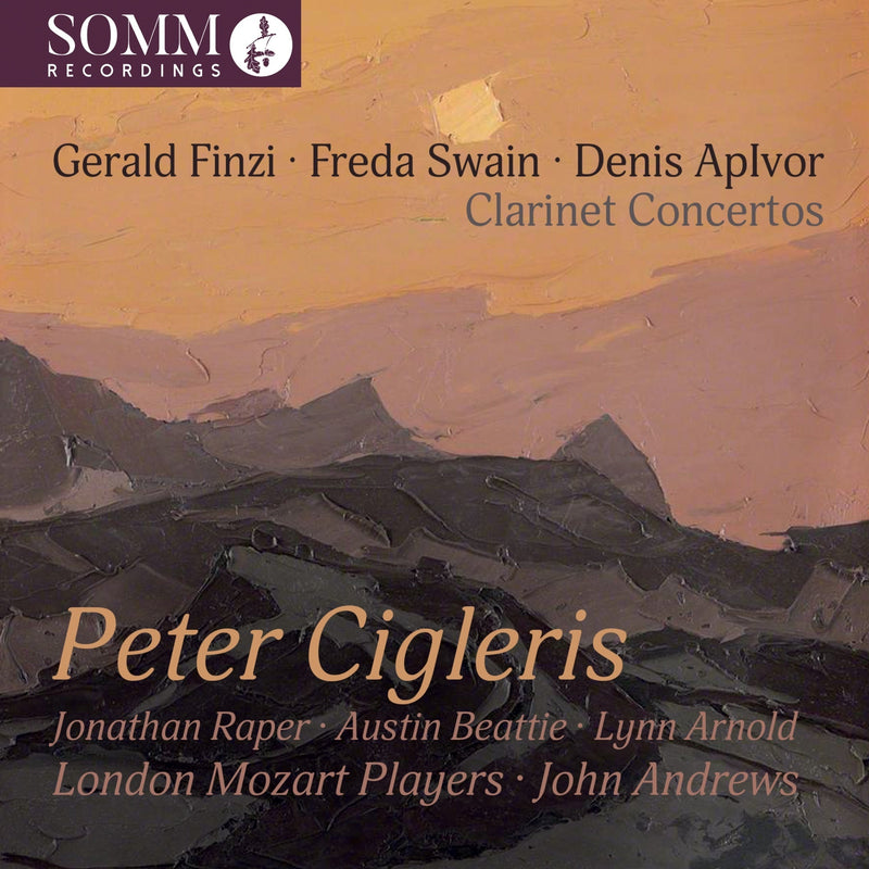 Gerald Finzi/Freda Swain/Denis Aplvor: Clarinet Concertos