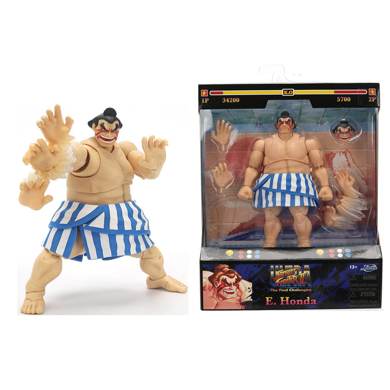 Ultra Street Fighter Ii: The Final Challengers Action Figure 1/12 E. Honda 16 Cm