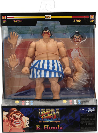 Ultra Street Fighter Ii: The Final Challengers Action Figure 1/12 E. Honda 16 Cm