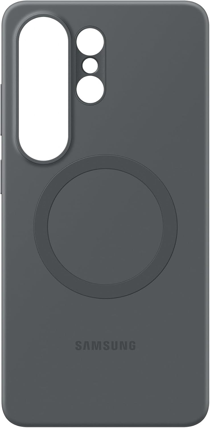 Samsung Silicone Magnet Case cover magnetica in silicone con tecnologia Magnetic Power Profile Galaxy S26 Ultra, Black