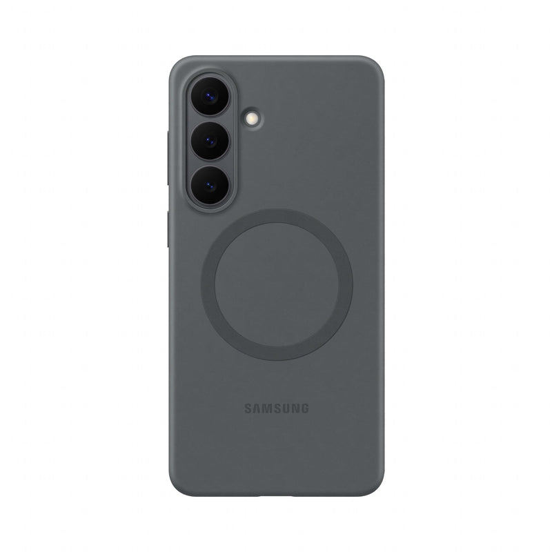 Samsung Silicone Magnet Case cover magnetica in silicone con tecnologia Magnetic Power Profile Galaxy S26+, Black
