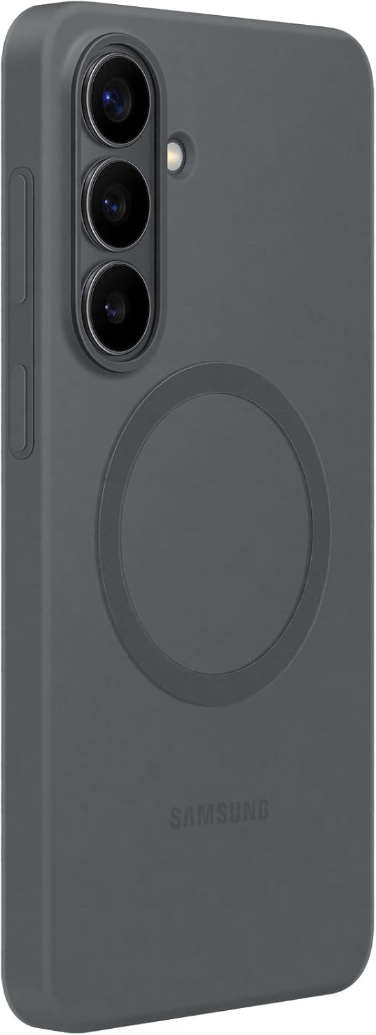 Samsung Silicone Magnet Case cover magnetica in silicone con tecnologia Magnetic Power Profile Galaxy S26+, Black